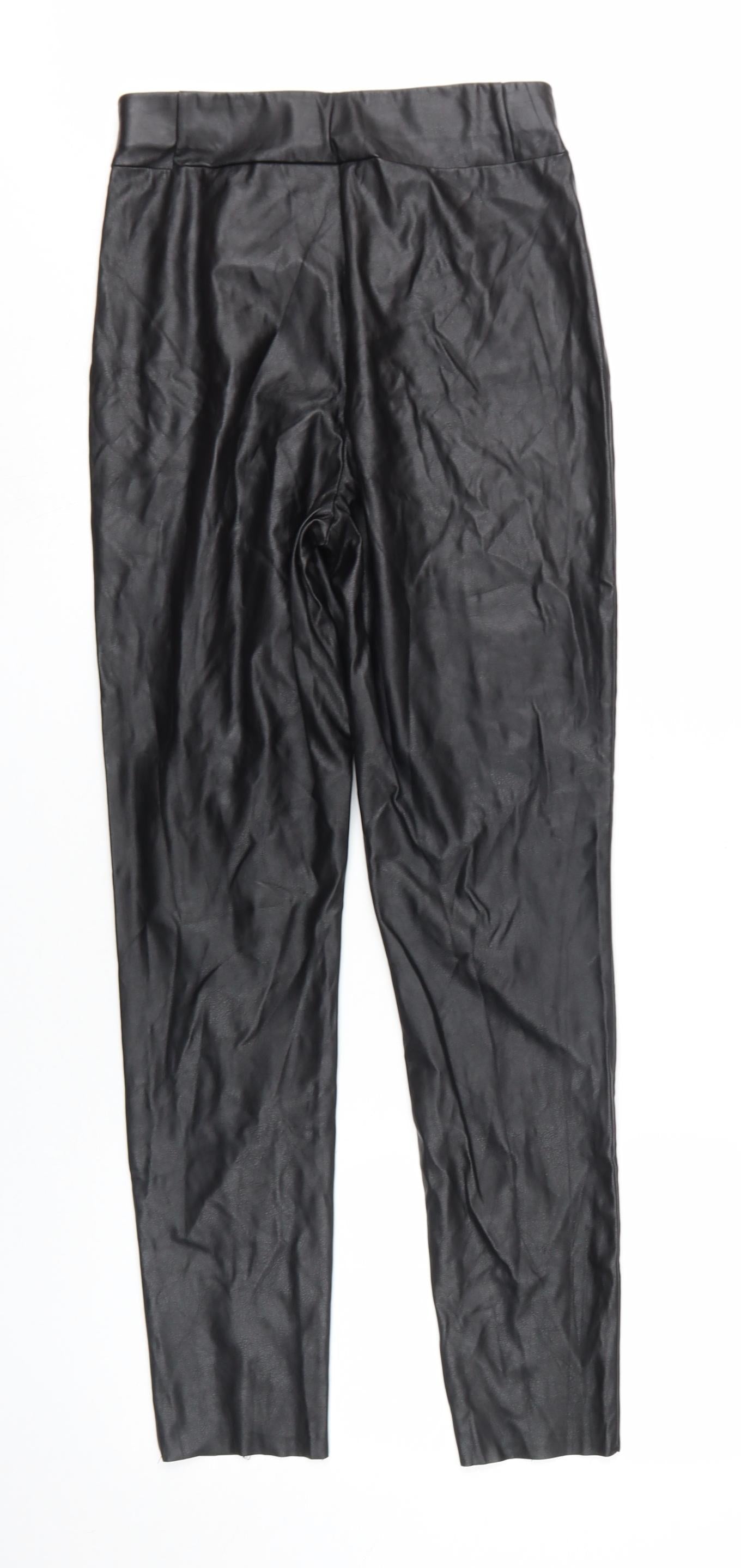 Womens UK Size 10 ASOS Design Classic Fit Casual Black Trousers