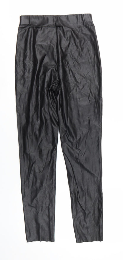 Womens UK Size 10 ASOS Design Classic Fit Casual Black Trousers