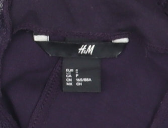 H&M Women's Purple Bodycon Dress Size 12