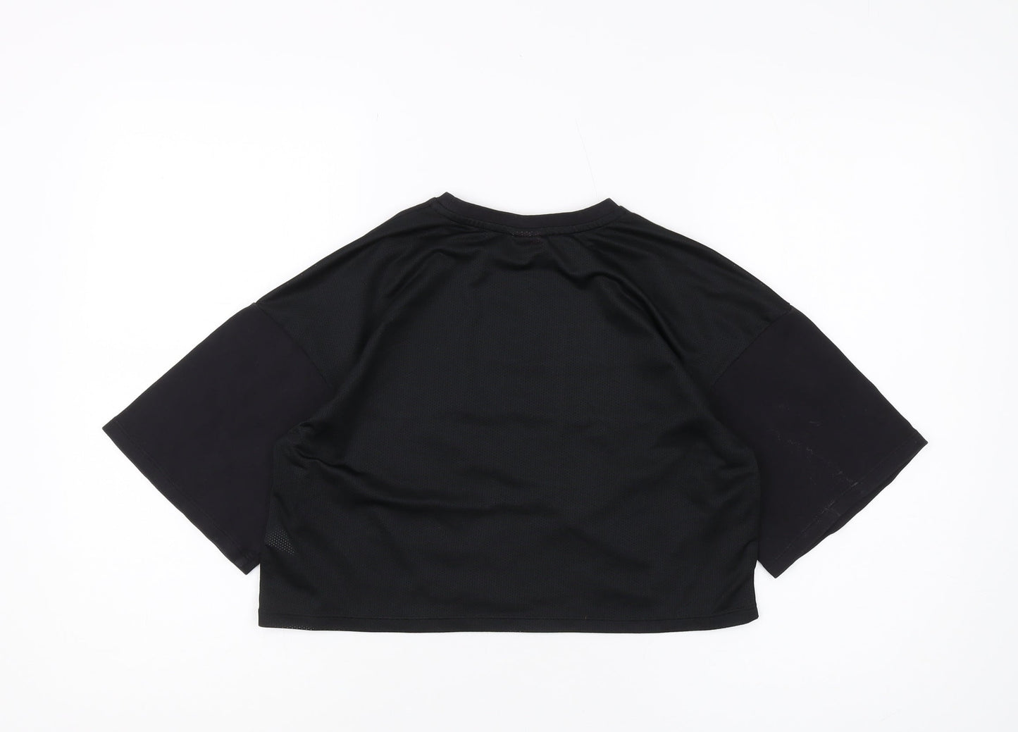 Barbie Girls Black Cropped T-Shirt 11-12 Years