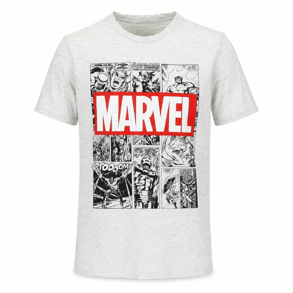 Mens UK Size S Marvel Grey  T-Shirt