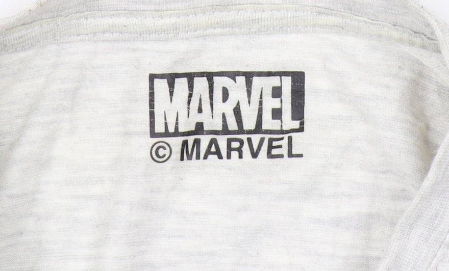 Marvel Men's Grey S T-Shirt with Comics Graphic