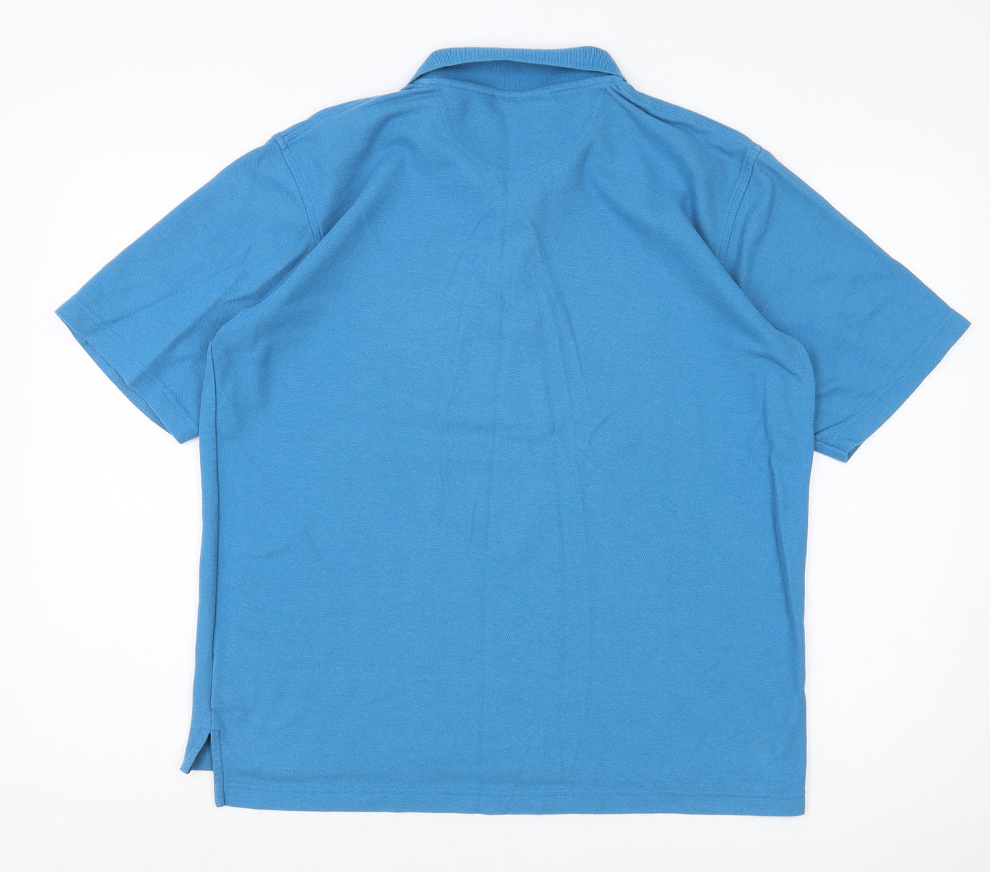 Umbro Mens Blue Polo L Classic Cotton Outdoor