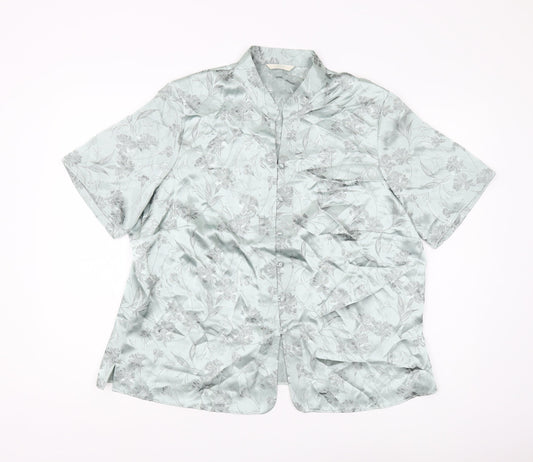 Marks and Spencer Women's Floral Button-Up Shirt