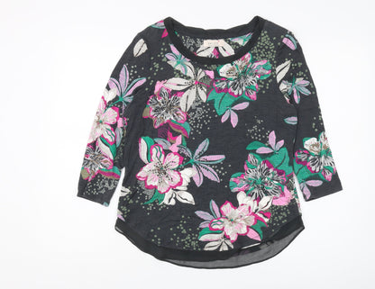 Womens UK Size 12 Marks and Spencer Multicoloured Basic Blouse