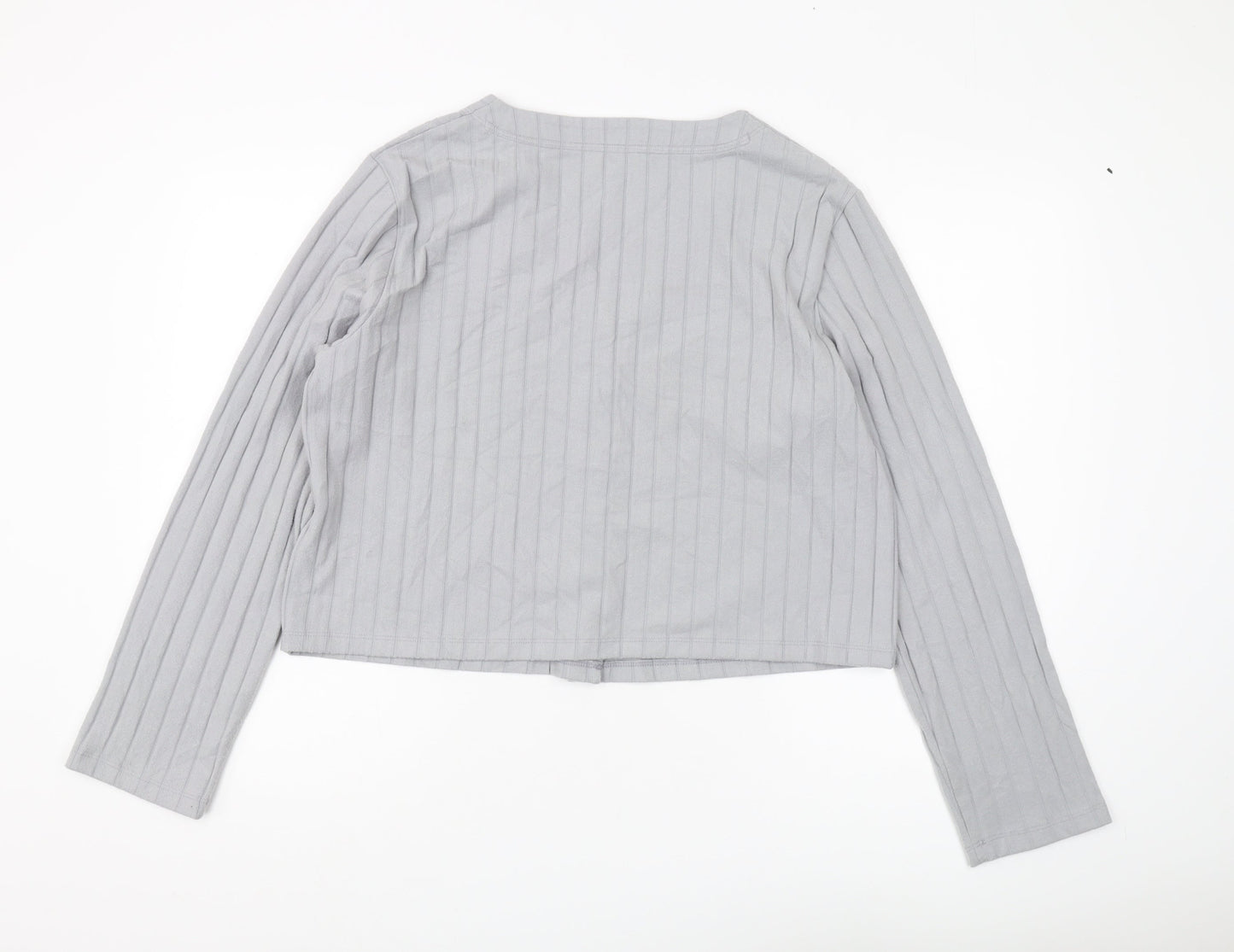 Marks and Spencer Women's Grey Long Sleeve Pyjama Top
