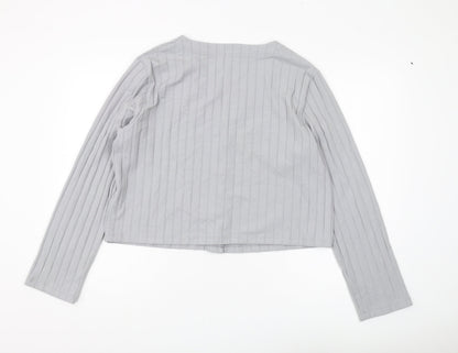 Marks and Spencer Women's Grey Long Sleeve Pyjama Top
