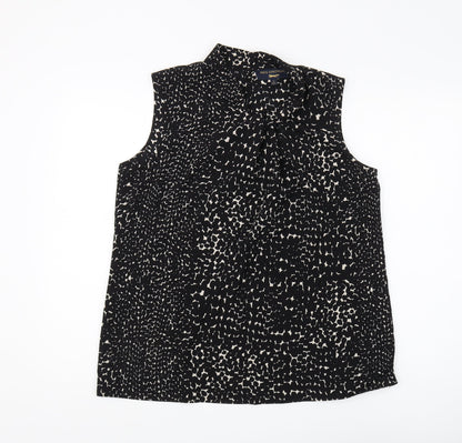 Womens UK Size 16 Paul Costelloe Black  Blouse