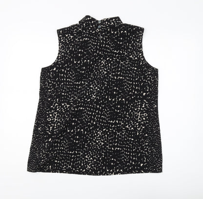 Womens UK Size 16 Paul Costelloe Black  Blouse