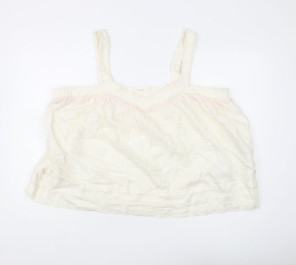 Womens UK Size 22 Marks and Spencer White Camisole Tank