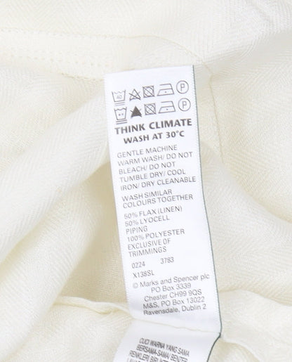Womens UK Size 22 Marks and Spencer White Camisole Tank