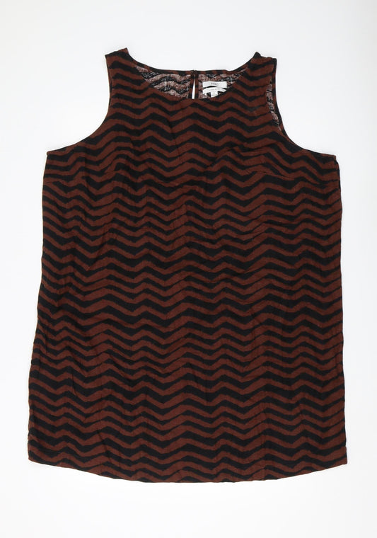 Womens UK Size 24 Marks and Spencer Brown  Tank
