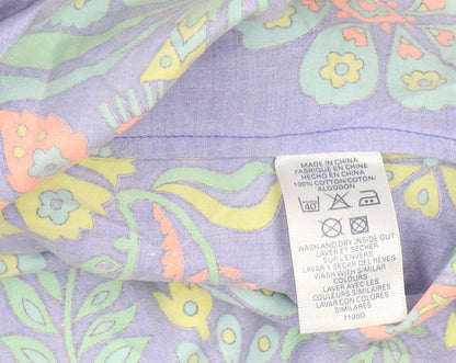 French Connection Womens Blue Floral Shift Dress 14