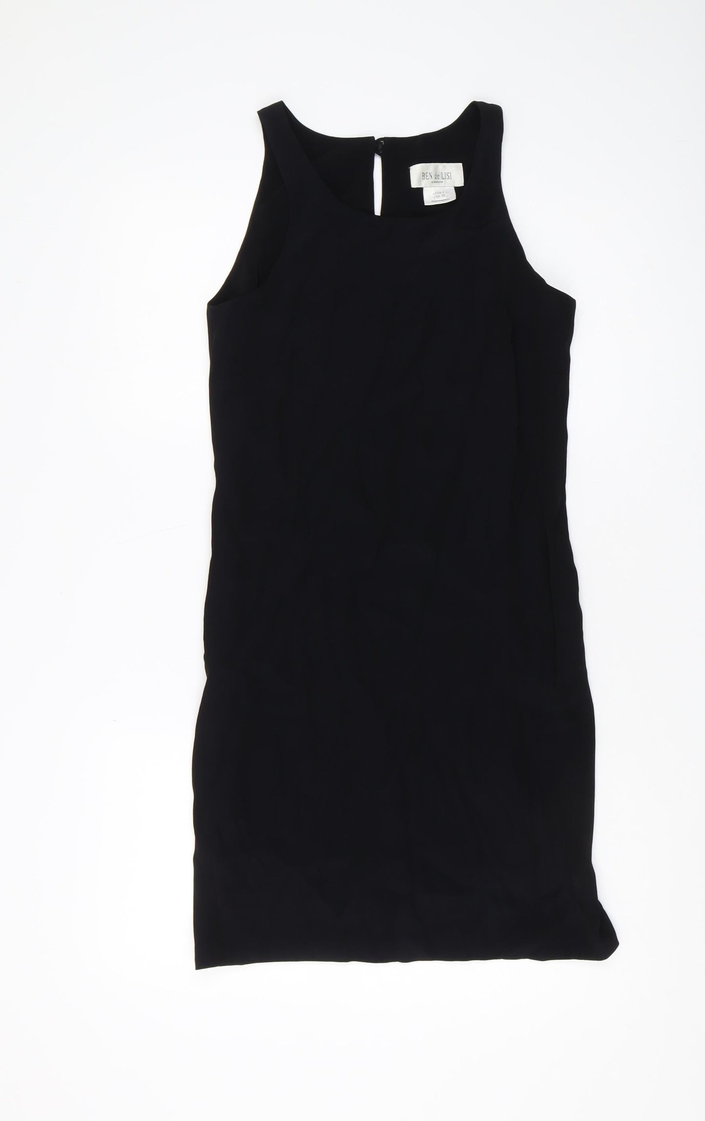 Ben de Lisi Black Sheath Dress Women's Size 10