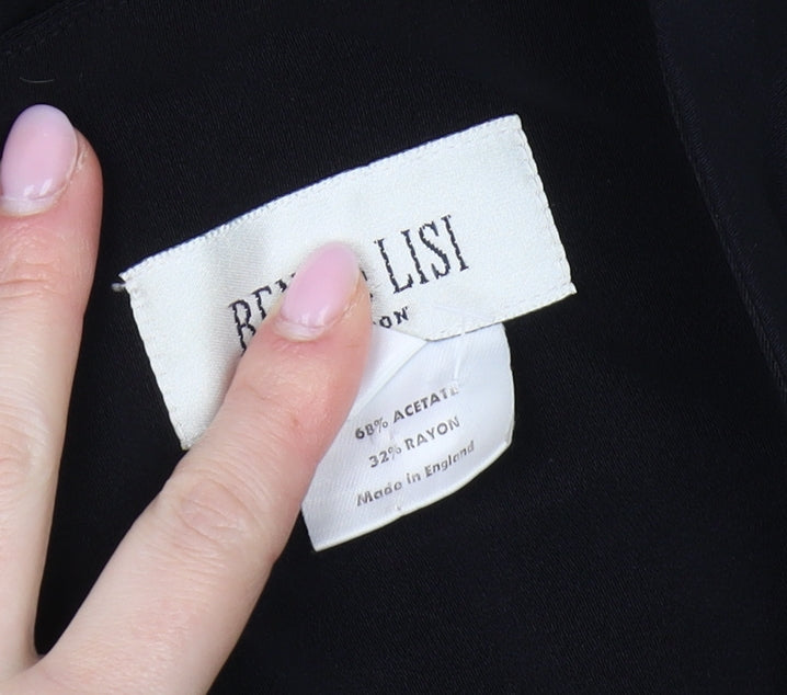 Ben de Lisi Black Sheath Dress Women's Size 10