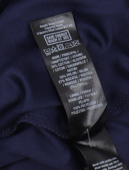 Dorothy Perkins Women's Blue Lace Sheath Dress Size 12