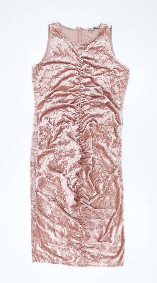 Next Women Pink Knee Length Bodycon Dress