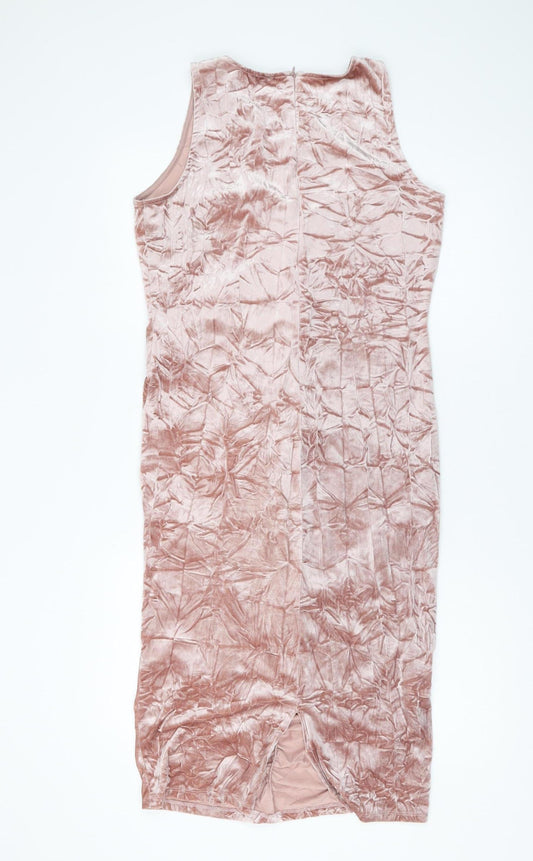 Next Women Pink Knee Length Bodycon Dress