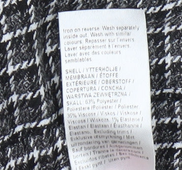 River Island Men's Black Check Jogger Trousers 32 Regular