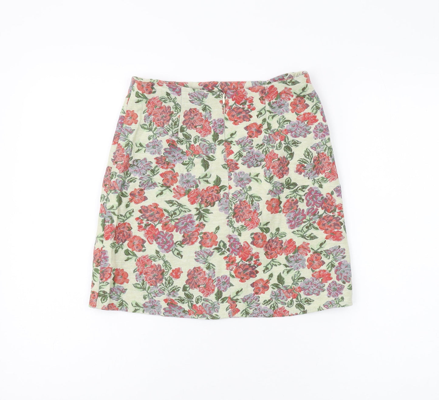 New Look Women's Floral A-Line Skirt Size 8 Multicoloured