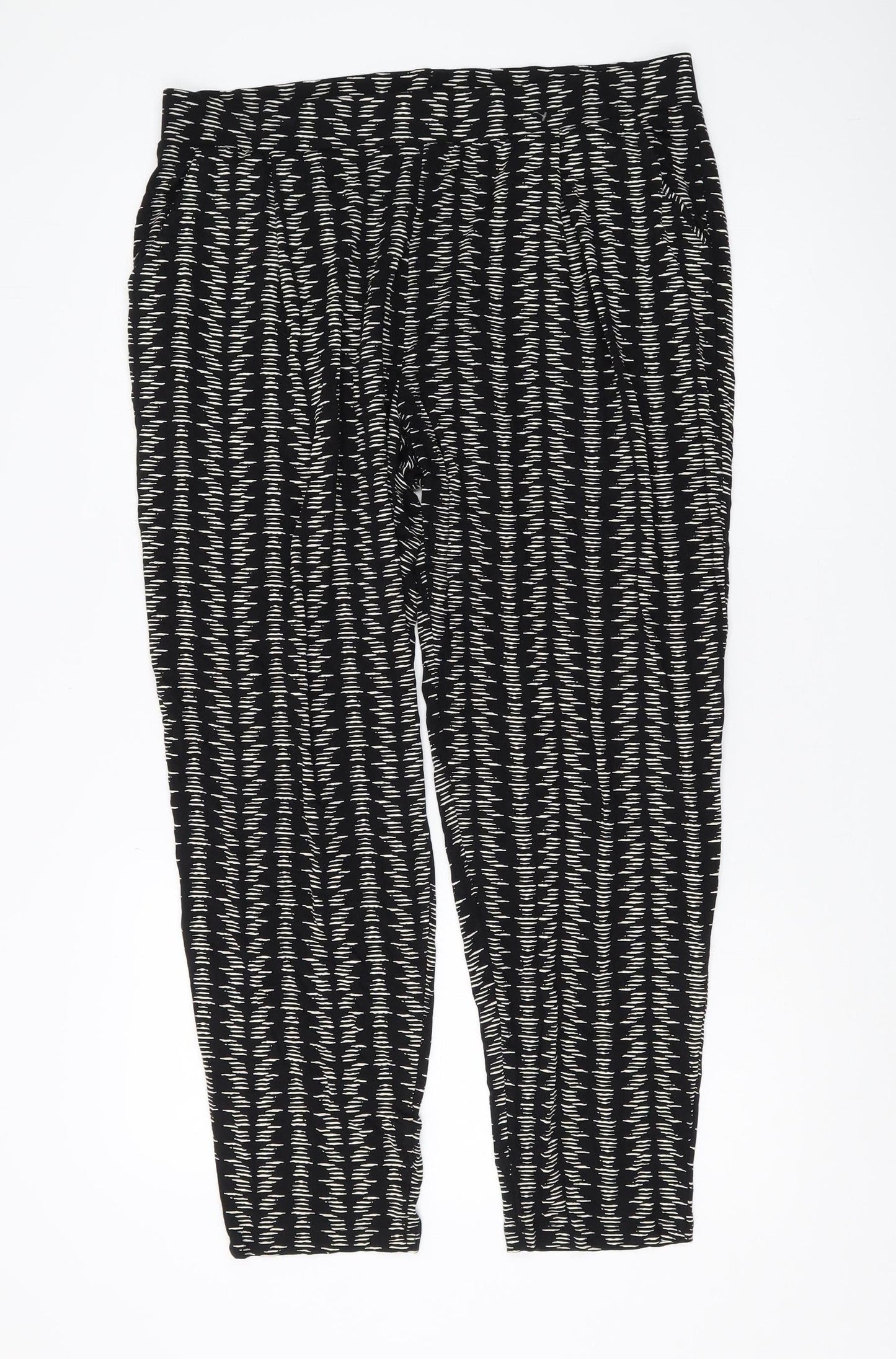 Womens UK Size 12 Marks and Spencer   Black Trousers