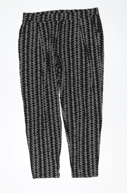 Womens UK Size 12 Marks and Spencer   Black Trousers
