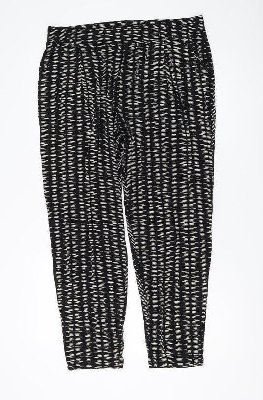 Womens UK Size 12 Marks and Spencer   Black Trousers