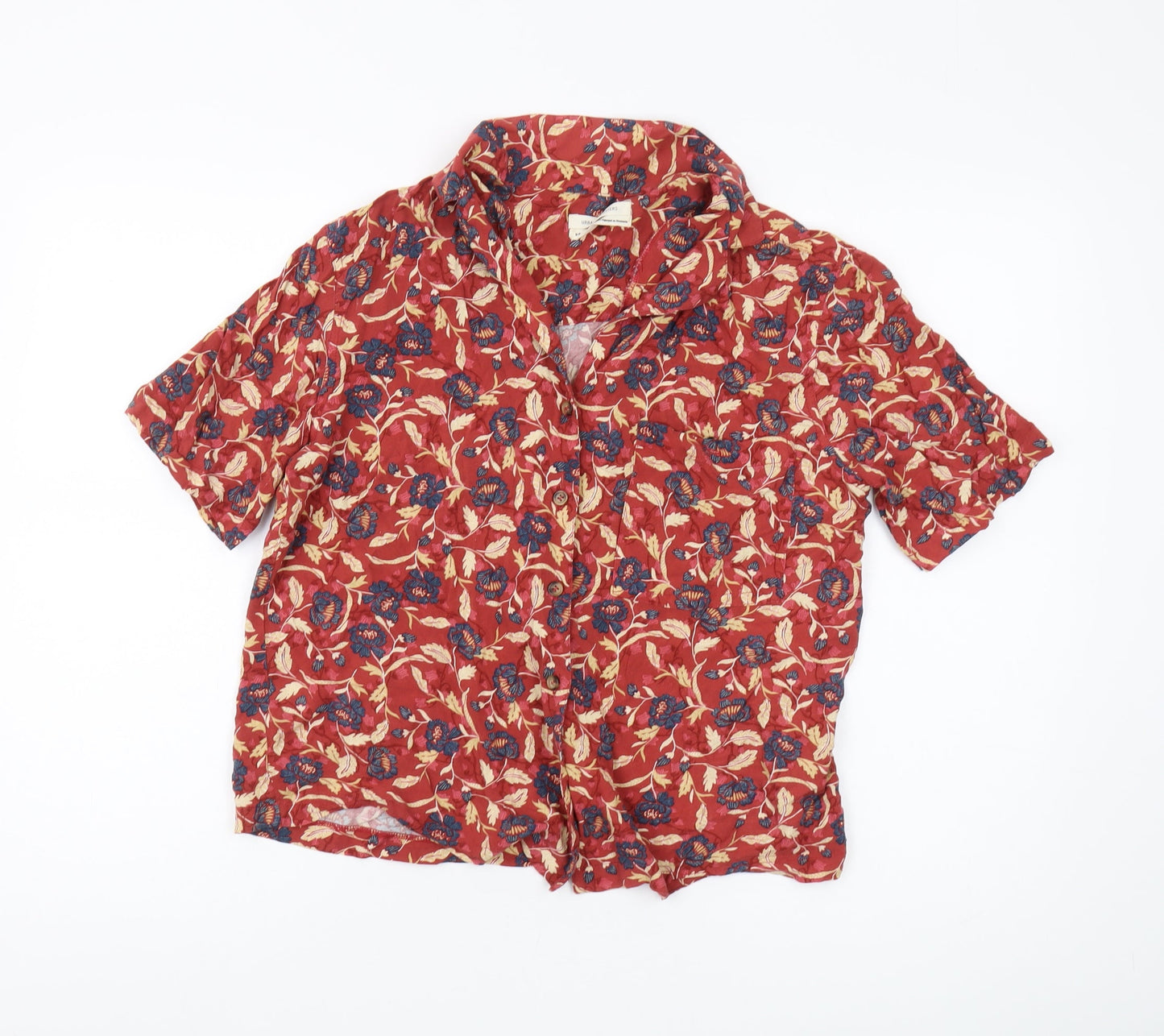 Womens UK Size S Urban Outfitters Red  Blouse