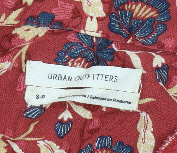 Womens UK Size S Urban Outfitters Red  Blouse
