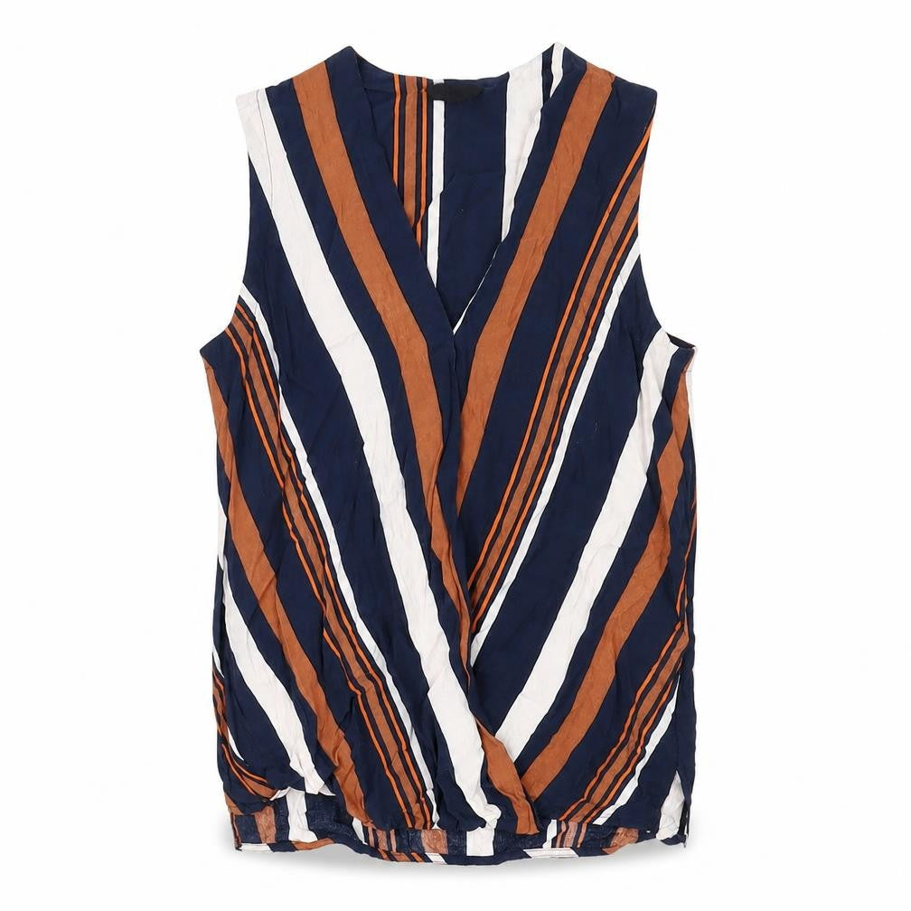 Womens UK Size 8 Topshop Multicoloured Basic Tank