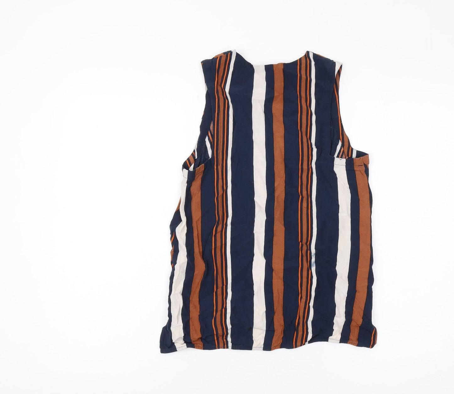 Womens UK Size 8 Topshop Multicoloured Basic Tank