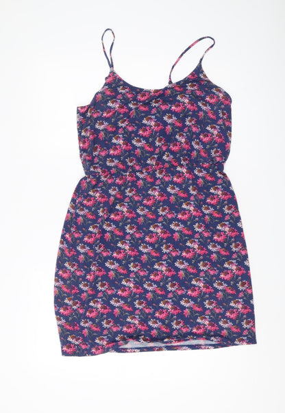 Oasis Women's Multicoloured Floral Slip Dress M