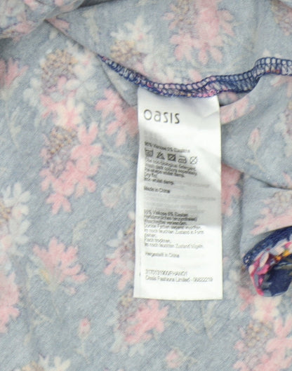 Oasis Women's Multicoloured Floral Slip Dress M