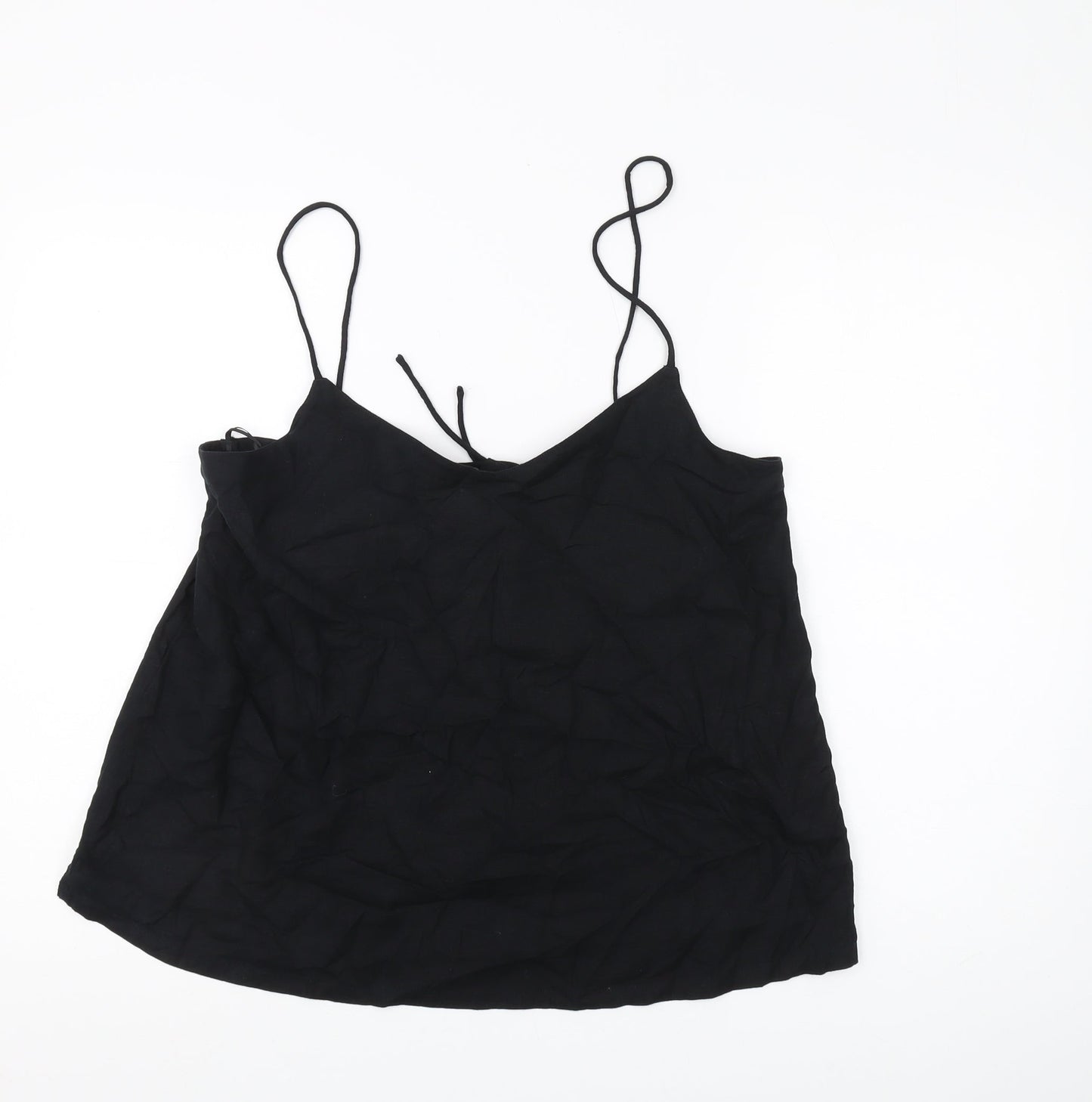 Womens UK Size 14 Marks and Spencer Black Camisole Tank