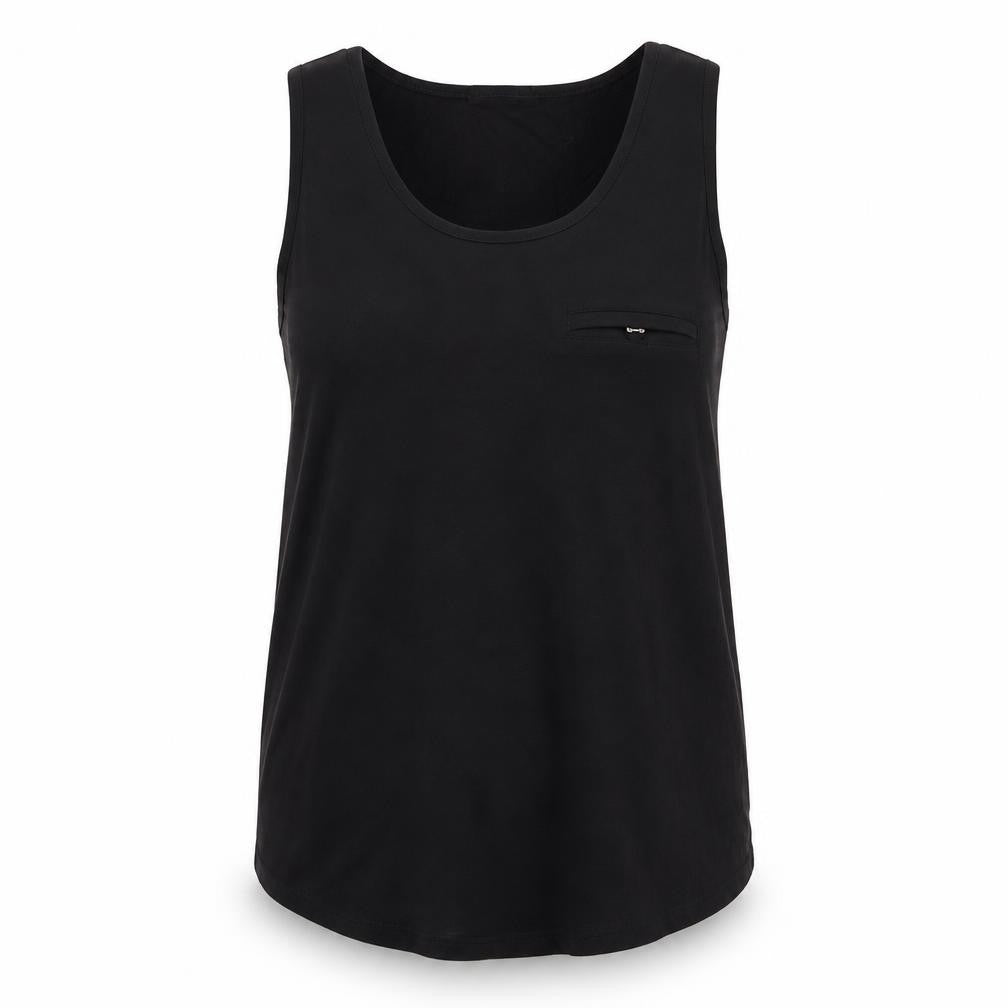 Womens UK Size 10 Warehouse Black Basic Tank