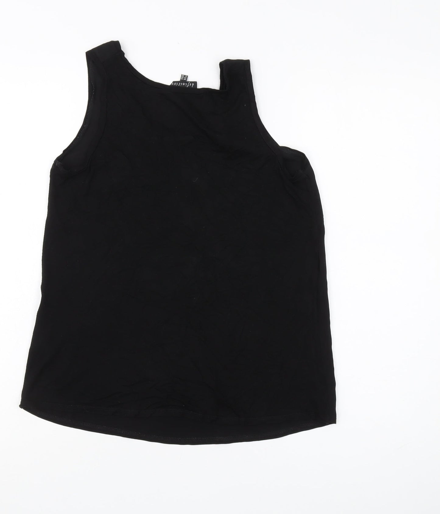 Womens UK Size 10 Warehouse Black Basic Tank