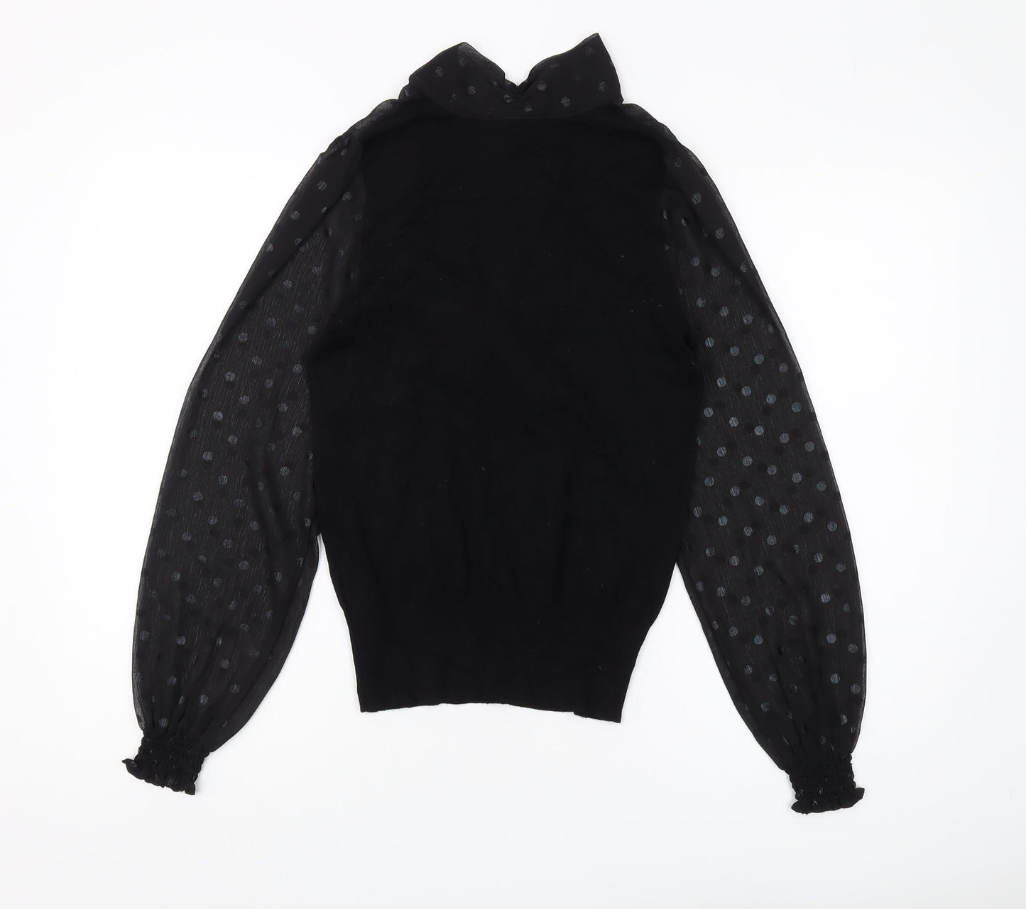 Womens UK Size XS Oasis Black Pullover Jumper