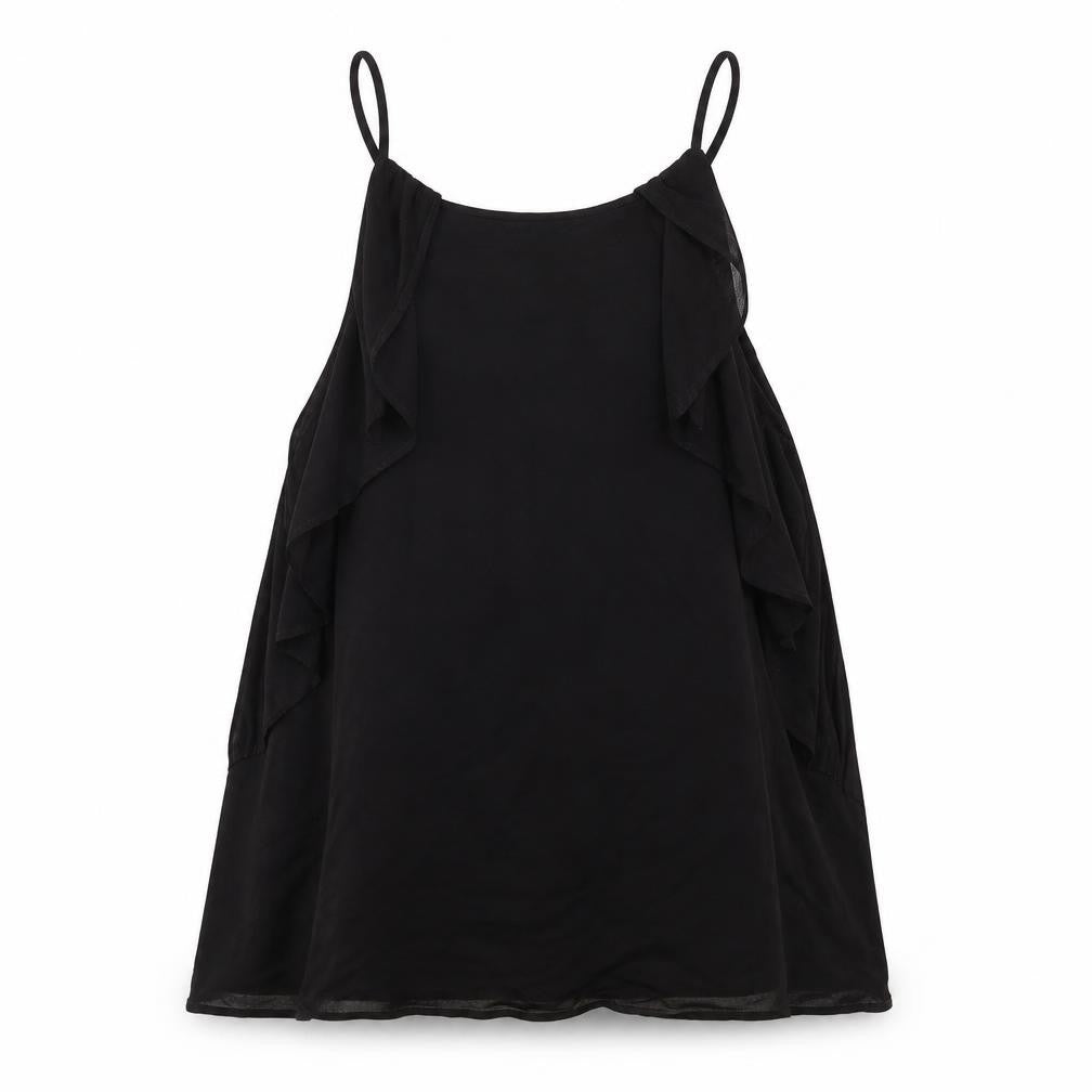 Womens UK Size 10 River Island Black Camisole Tank