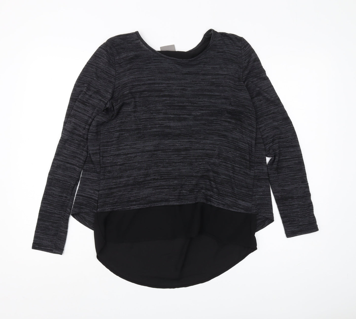 Womens UK Size M VERO MODA Black Basic Blouse