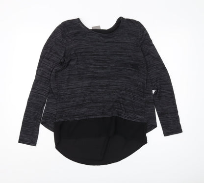 Womens UK Size M VERO MODA Black Basic Blouse