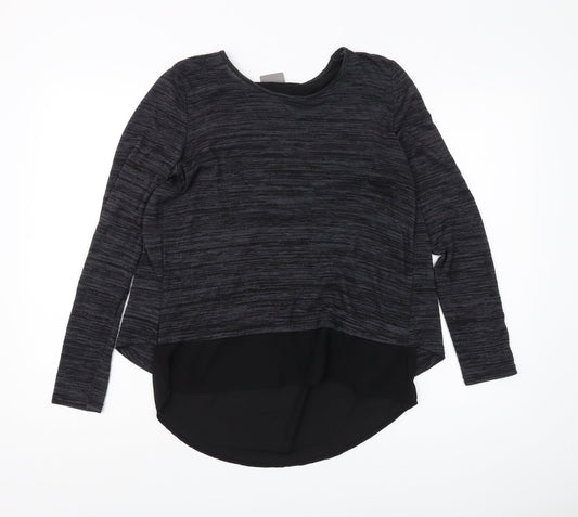 Womens UK Size M VERO MODA Black Basic Blouse