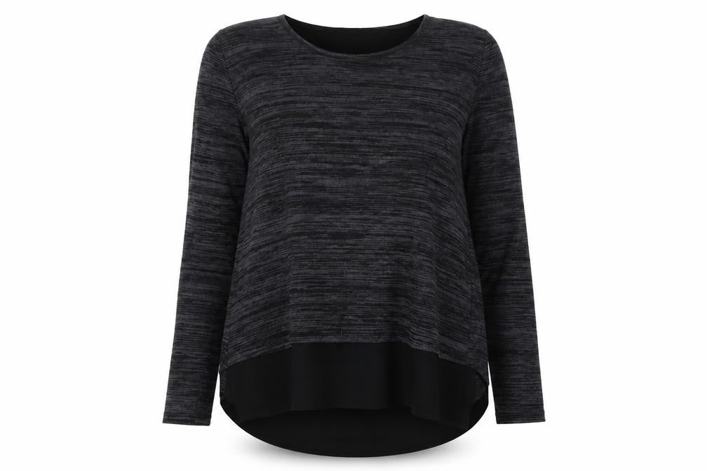Womens UK Size M VERO MODA Black Basic Blouse