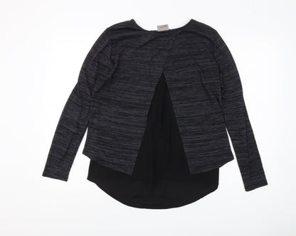 Womens UK Size M VERO MODA Black Basic Blouse