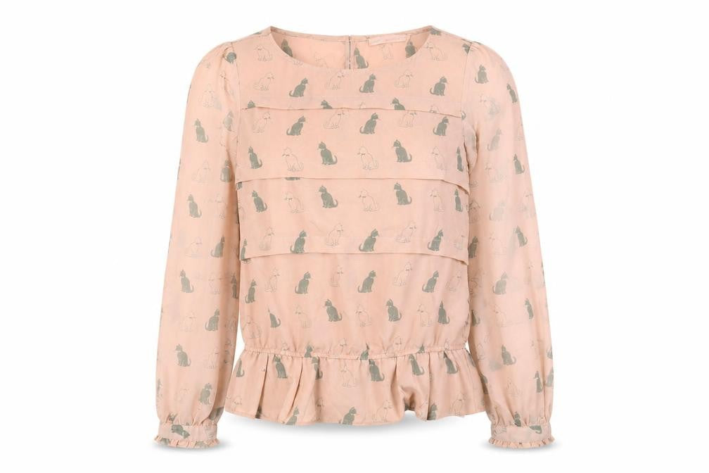 Womens UK Size 12 NEXT Beige Tunic Blouse