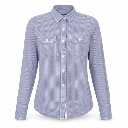 Womens UK Size 8 SoulCal & Co Blue Collared Button-Up