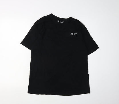 Mens UK Size L DKNY Black  T-Shirt