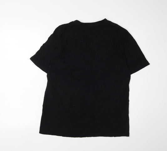Mens UK Size L DKNY Black  T-Shirt