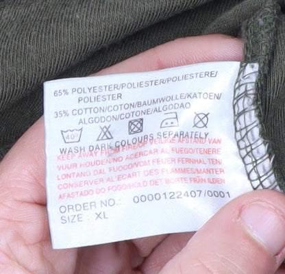 Fashion Union Men's Green Polo XL