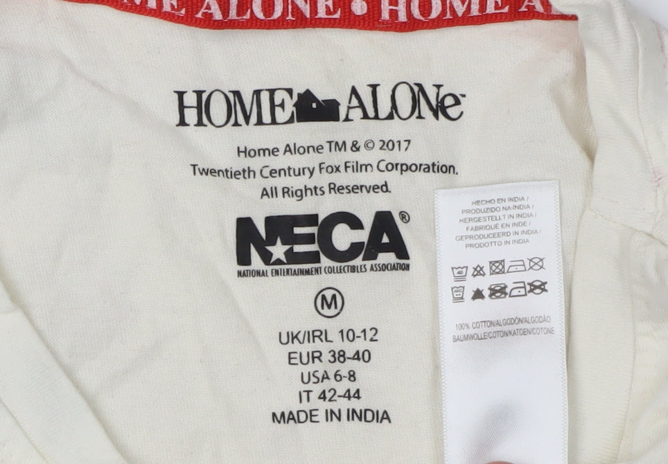 NECA Women Ivory Home Alone Nightshirt M Christmas