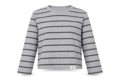 Womens UK Size 12 Pull&Bear Grey Cropped T-Shirt